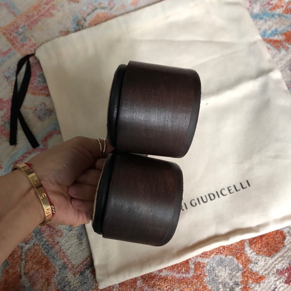 BNWOT Mari Giudicelli Leblon Mules 7.5 / 38 - Picture 8 of 8